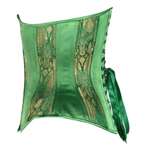 Extreme Green Corset Printed Regular Curvy