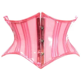 Mini Waist Cincher Pink Corset Curvy Cut For Dress