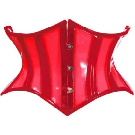 Mini Waist Cincher For Dress Curvy Cut Red Corset