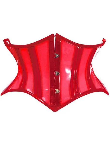 Mini Waist Cincher For Dress Curvy Cut Red Corset