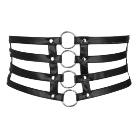 Underbust Corset Strappy Belt in Gothic Style