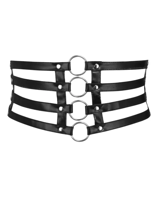 Underbust Corset Strappy Belt in Gothic Style