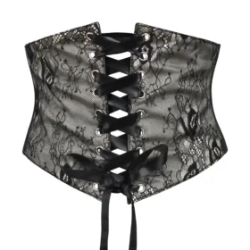 WT-54 LACE OVERLAY CORSET BELT
