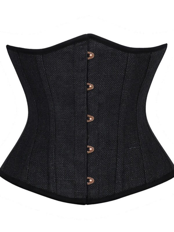 Open Bust Corset With Busk Closure