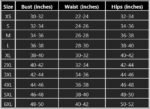 Curvy Corste size chart