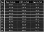 Curvy Corste size chart
