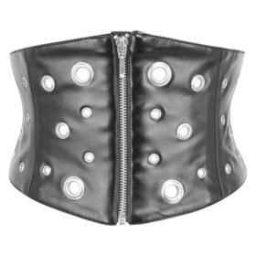 Corset Belt in Matt Black