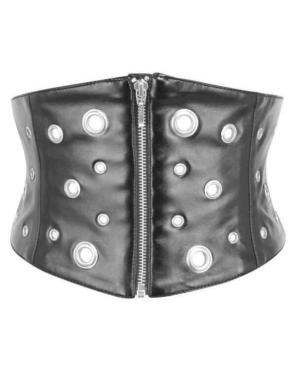 Corset Belt in Matt Black