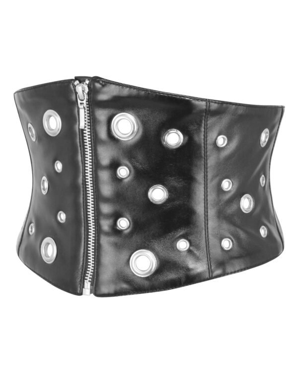 Corset Belt in Matt Black