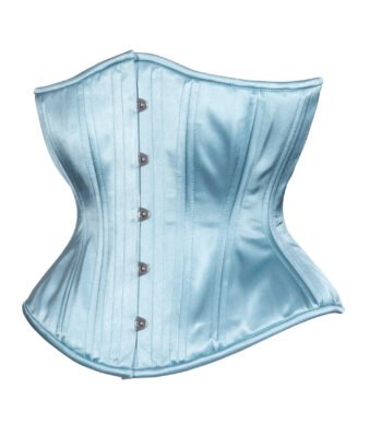 Hourglass Corset In Regular Blue Silhouette