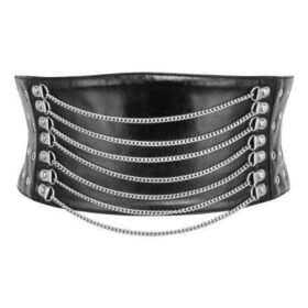 Underbust Faux Leather Corset Belt