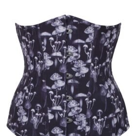 Half wild mushroom longline corset