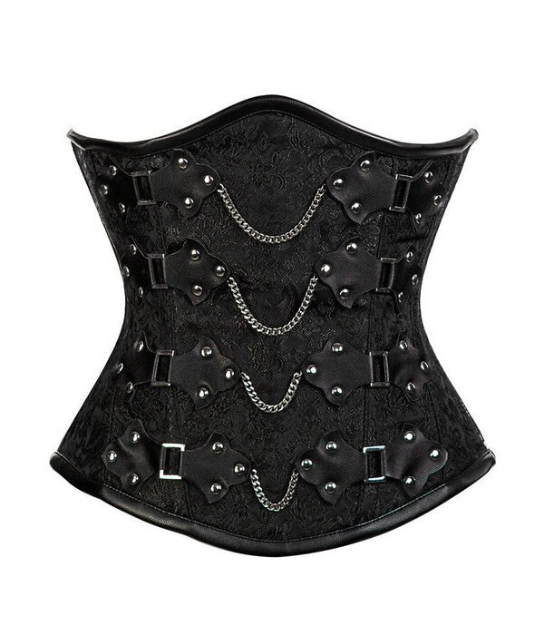Underbust Steampunk Curvy Corset For Curvy Lady