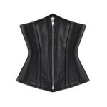 Open Bust Corset Curvy Faux Leather