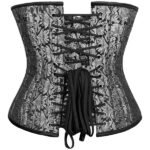 Open Bust Corset Steel Boned Waist Training Curvy Torso