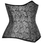 Open Bust Corset Steel Boned Waist Training Curvy Torso