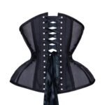 Extreme Corset Black Heavy Duty Curvy Mesh In plus size