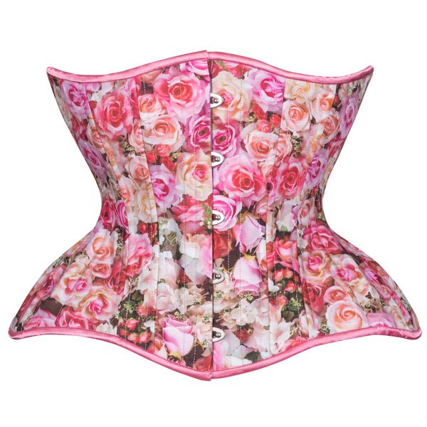 Extreme Cupped Corset in Floral Print