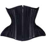 Extreme Corset Black Curvy Fine Mesh With No Line