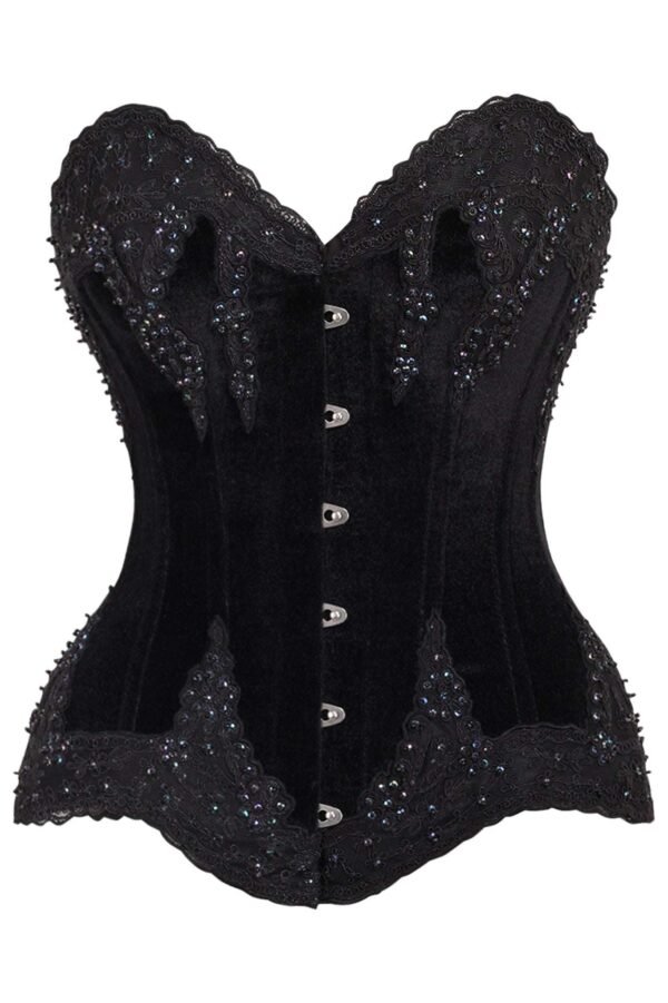 Velvet Overbust Corset Top