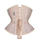 Hourglass Mesh Corset in Beige