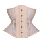 Hourglass Mesh Corset in Beige