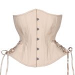 Hourglass Beige Cotton Curvy Corset