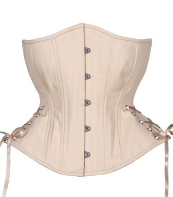 Hourglass Beige Cotton Curvy Corset