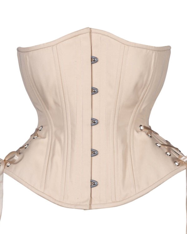 Hourglass Beige Cotton Curvy Corset