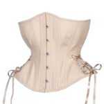 Hourglass Beige Cotton Curvy Corset