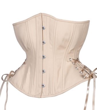 Hourglass Beige Cotton Curvy Corset
