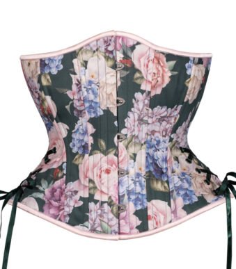 Hourglass Plus Size Floral printed Cotton Curvy Corset
