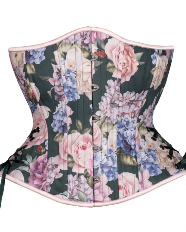 Hourglass Plus Size Floral printed Cotton Curvy Corset
