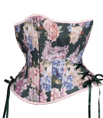 Hourglass Plus Size Floral printed Cotton Curvy Corset