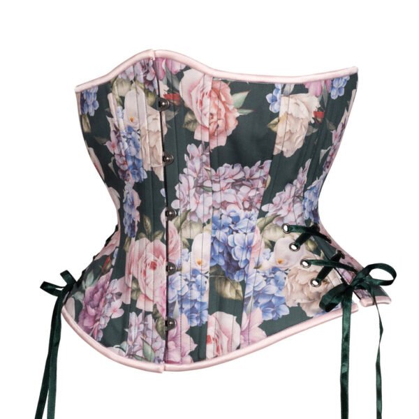 Hourglass Plus Size Floral printed Cotton Curvy Corset