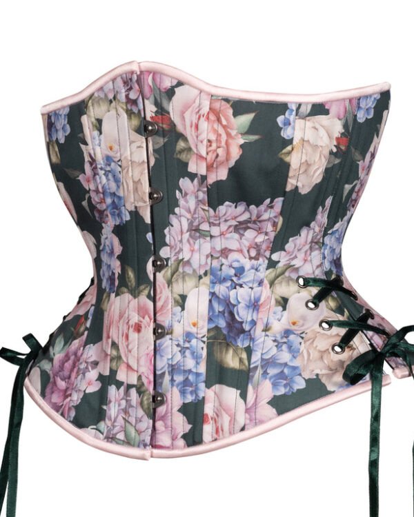 Hourglass Plus Size Floral printed Cotton Curvy Corset