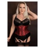 Hips and Curves Curvy Underbust Plus Size Brocade Corset