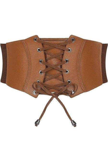 Underbust Corset Wide Waspie Waist Belt for Dress