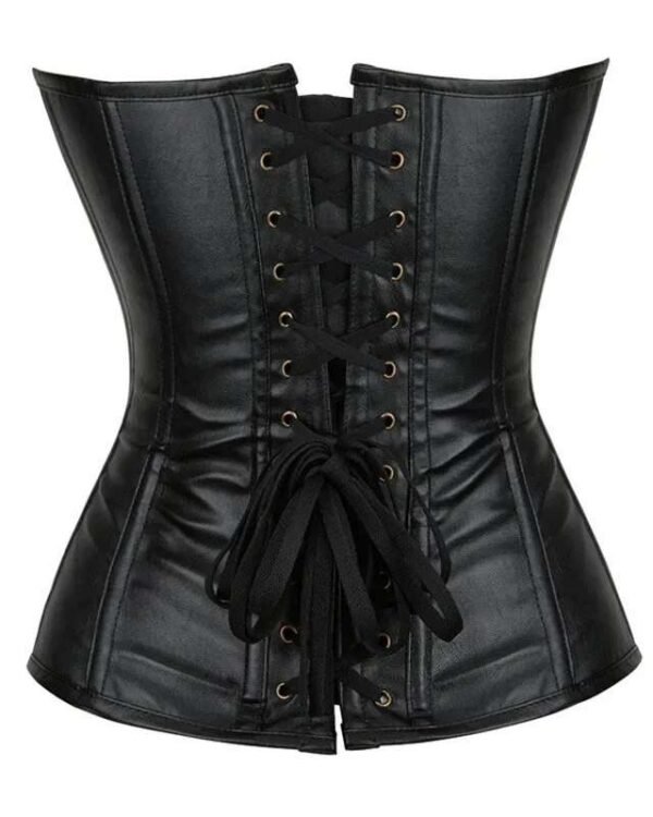 Leather Women’s Chain Gothic Corset curvycorset.com