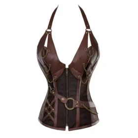 Victorian Steampunk Overbust Gothic Corset curvycorset.com