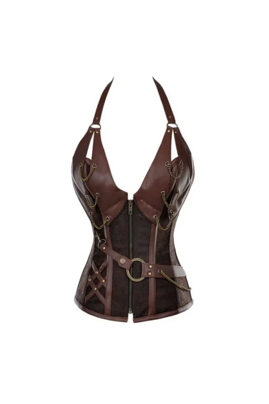 Victorian Steampunk Overbust Gothic Corset curvycorset.com