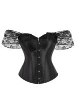Off Shoulder Gothic Corset Top curvycorset.com