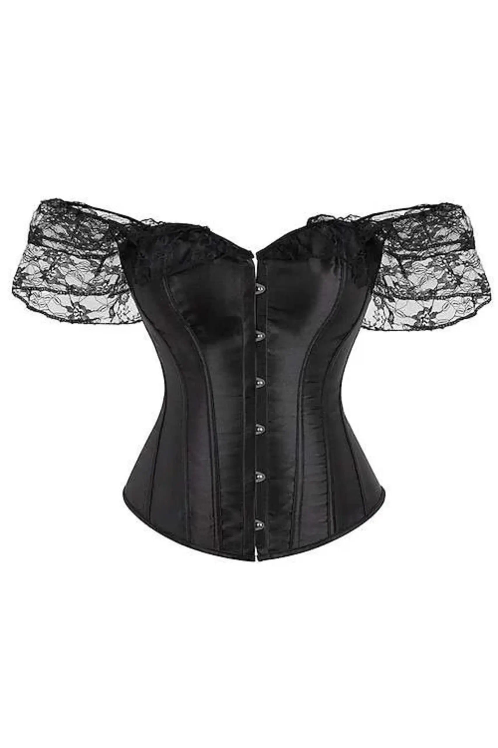 Off Shoulder Gothic Corset Top Off Shoulder Gothic Corset Top curvycorset.com