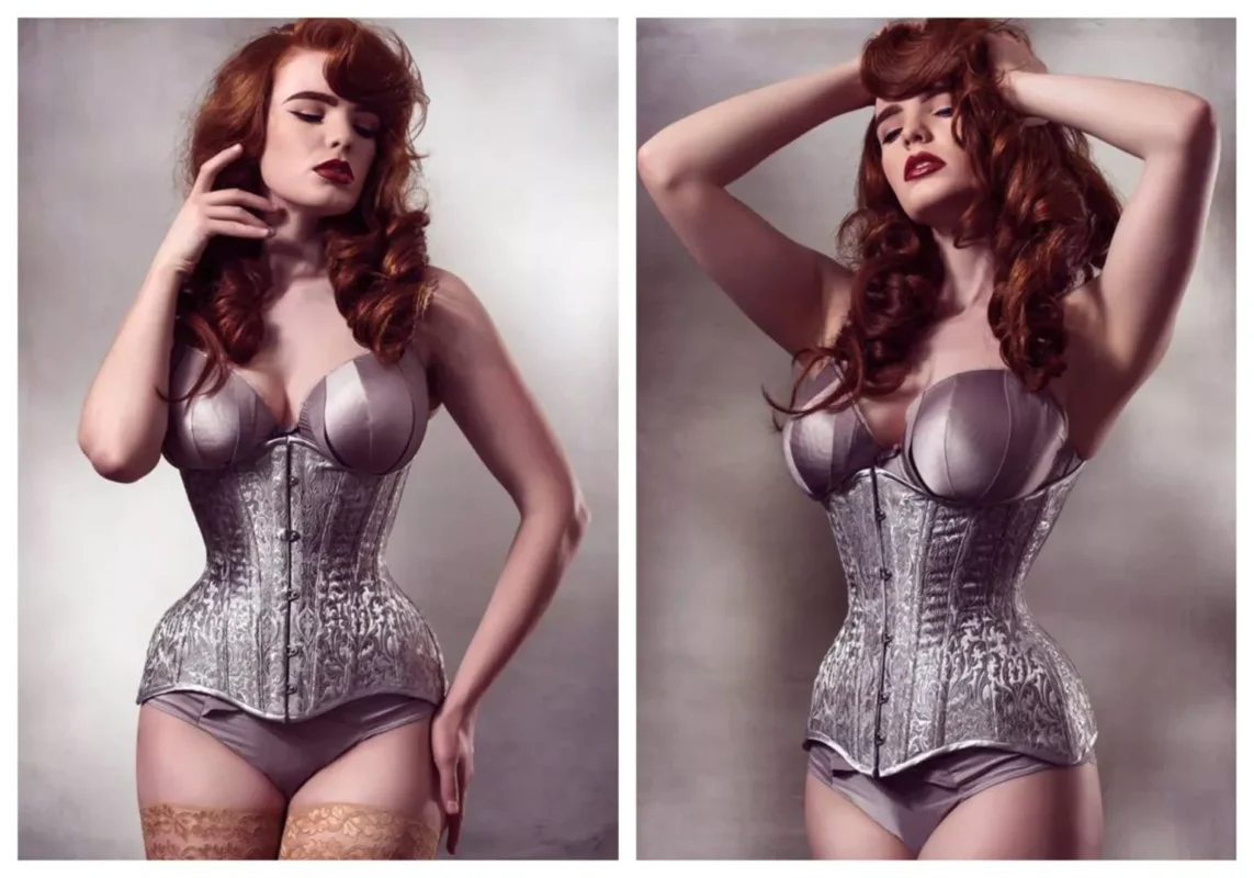 Effects of an extreme corset before and after