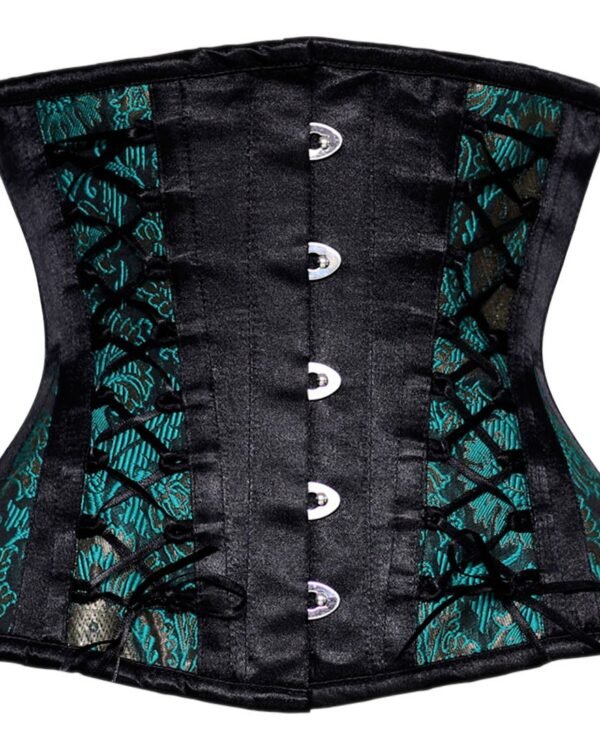 Open Bust Jacquard Steel Boned Waist Reducing Corset