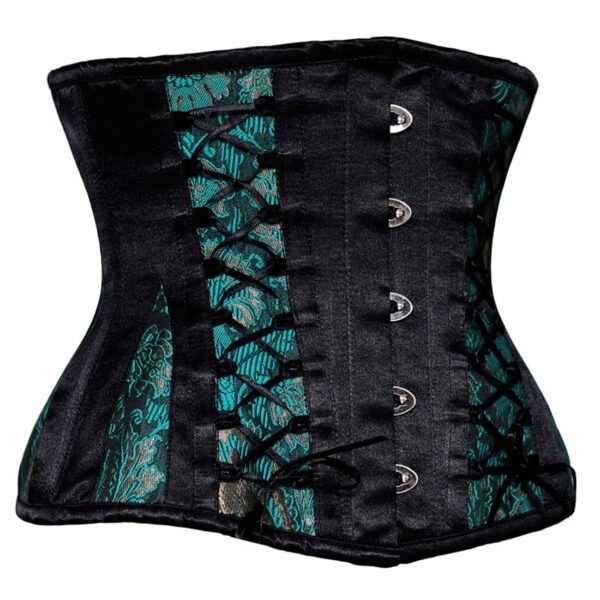 Open Bust Jacquard Steel Boned Waist Reducing Corset