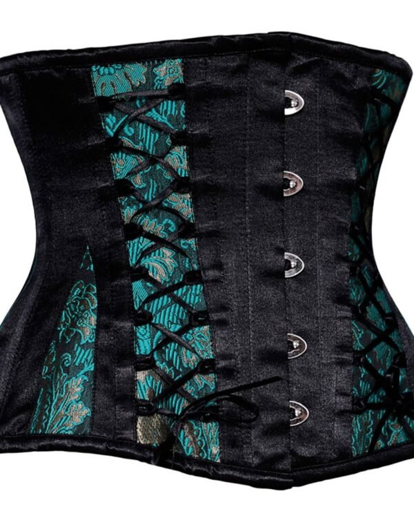 Open Bust Jacquard Steel Boned Waist Reducing Corset