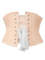 Open Bust Beige Waspie Corset