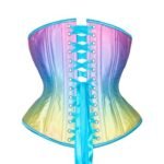 Extreme Corset Rainbow Regular Hourglass Satin Corset