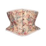 Extreme Corset Short Hourglass Silhouette In Floral Print